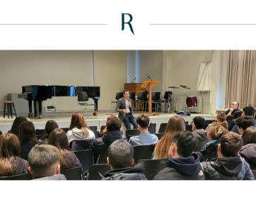 Dimitris Zachos at Anatolia College High School Career Day 2025